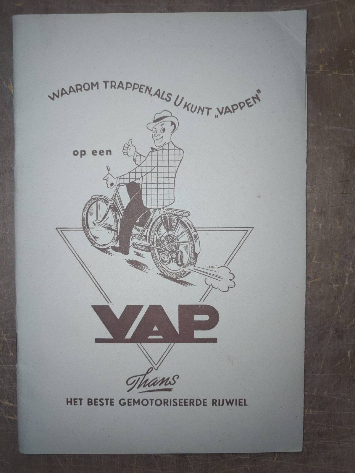 Handleiding Vap gemotoriseerd rijwiel  1950, Ophalen of Verzenden