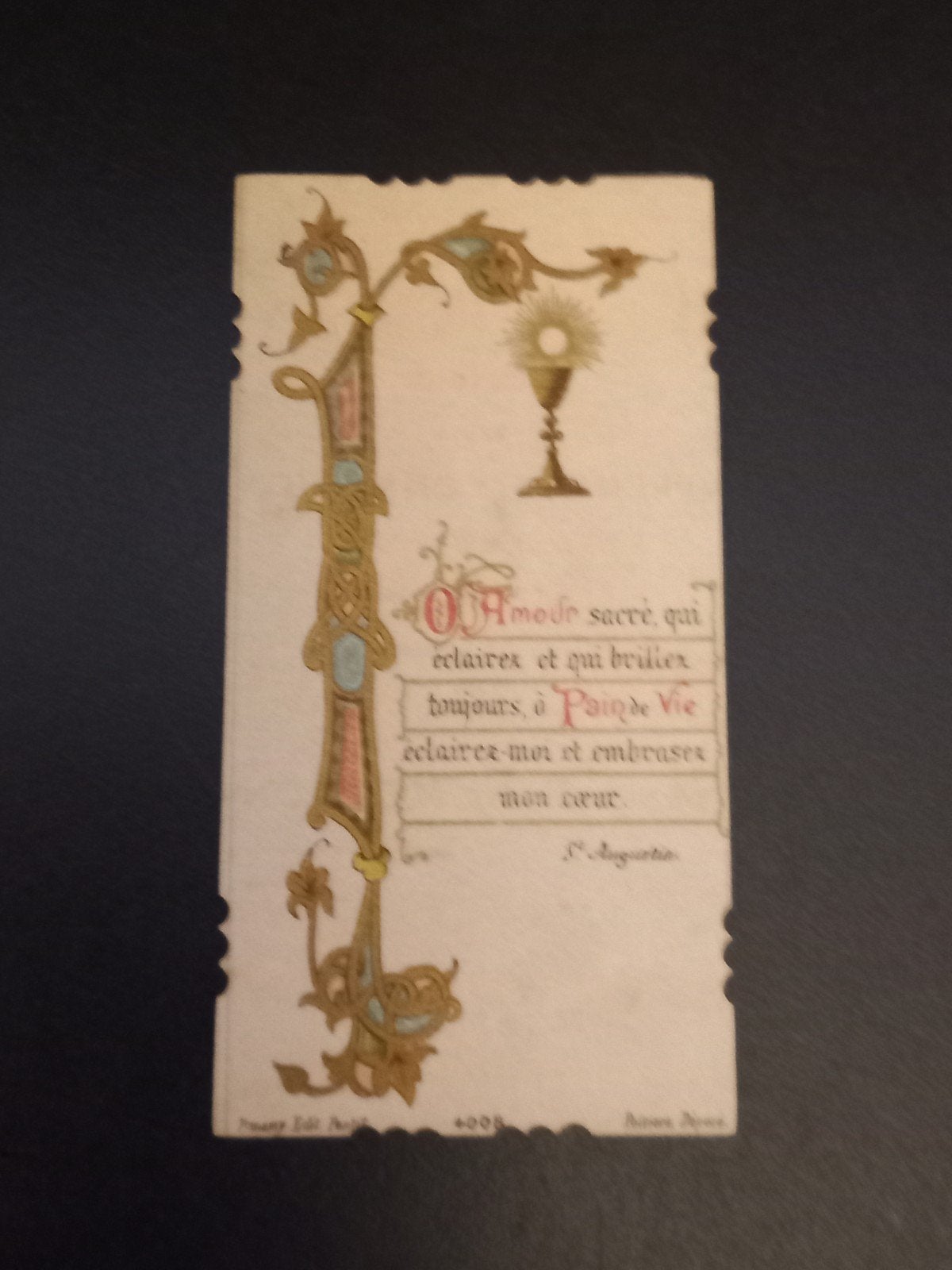 Première  Communion Anne Marie Meillon Mei 1909, Verzenden, Nieuw, Kaart of Prent, Christendom | Katholiek