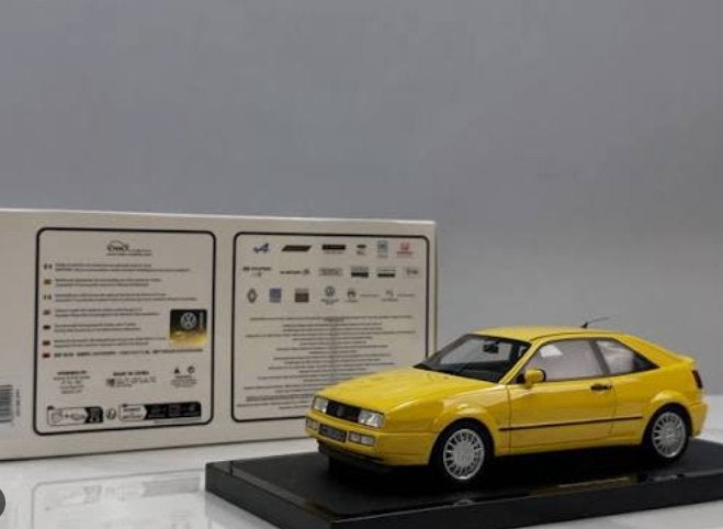 1:18 Volkswagen Corrado G60 - 1988 - Geel Ottomobile!, Hobby en Vrije tijd, OttOMobile, Auto, ., Nieuw
