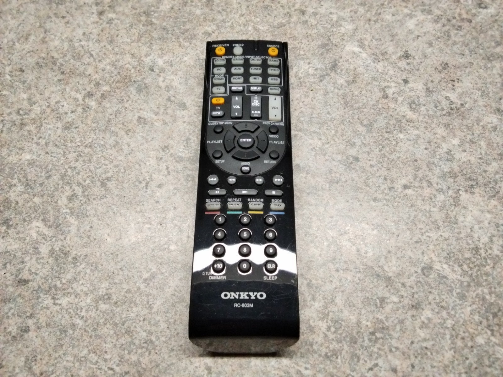 Onkyo RC-803M Afstandsbediening voor Receiver/Versterker, Ophalen of Verzenden, Gebruikt, Origineel, Receiver of Versterker