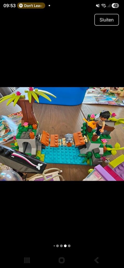 Lego Friends 41036 Jungle Brug Reddingsactie, Ophalen of Verzenden, Gebruikt, Complete set, Lego