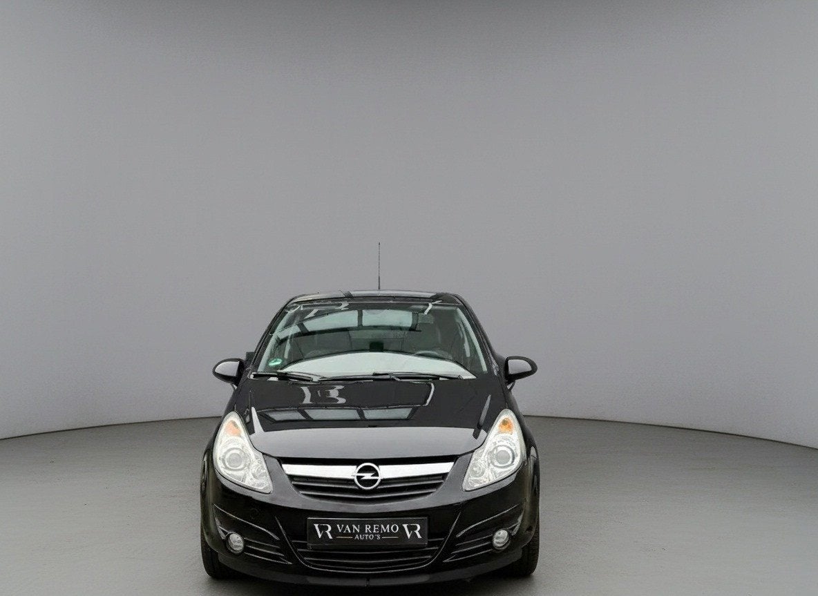 Opel Corsa 1.2-16V Sport|Clima|Cruise|Stoel/Stuur v.w|Fietse, Auto's, Voorwielaandrijving, Zwart, 4 cilinders, Stoelverwarming