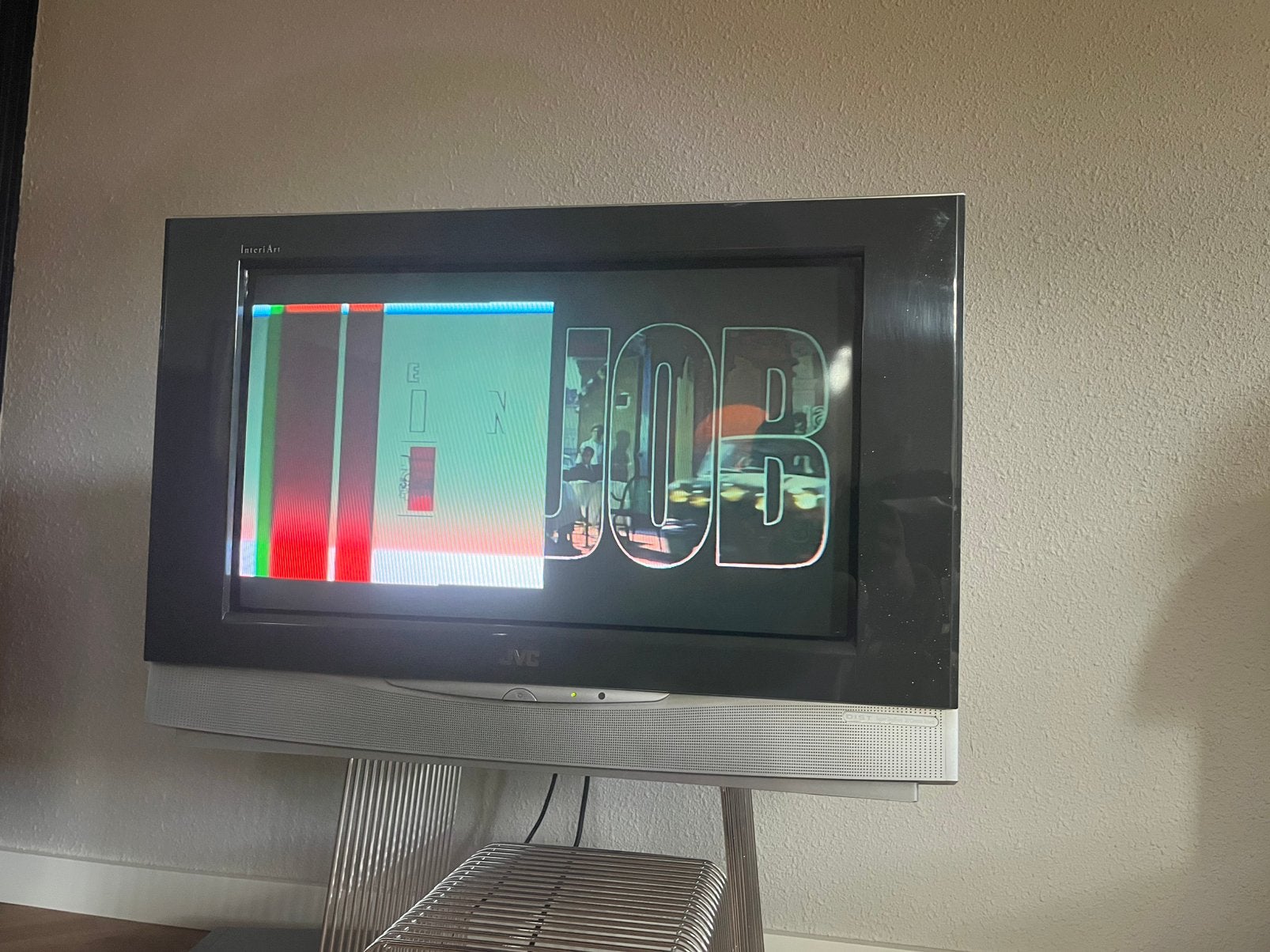 JVC 28 inch | flatscreen beeldbuis CRT TV, Audio, Tv en Foto, Ophalen, Zo goed als nieuw, 50 Hz, Overige merken