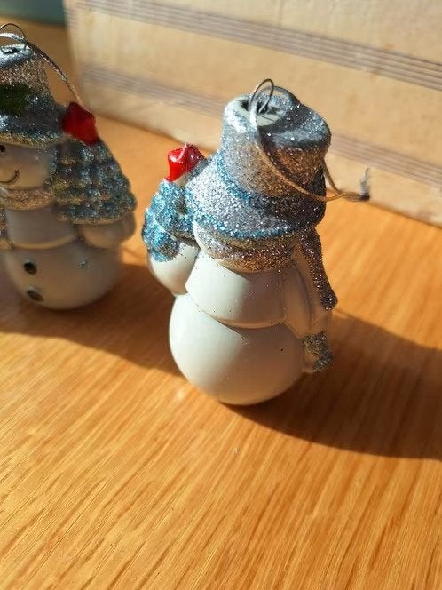 Set van 3 sneeuwpoppen h, Diversen, Onbekend, Ophalen of Verzenden, Zo goed als nieuw, Losse verkoop