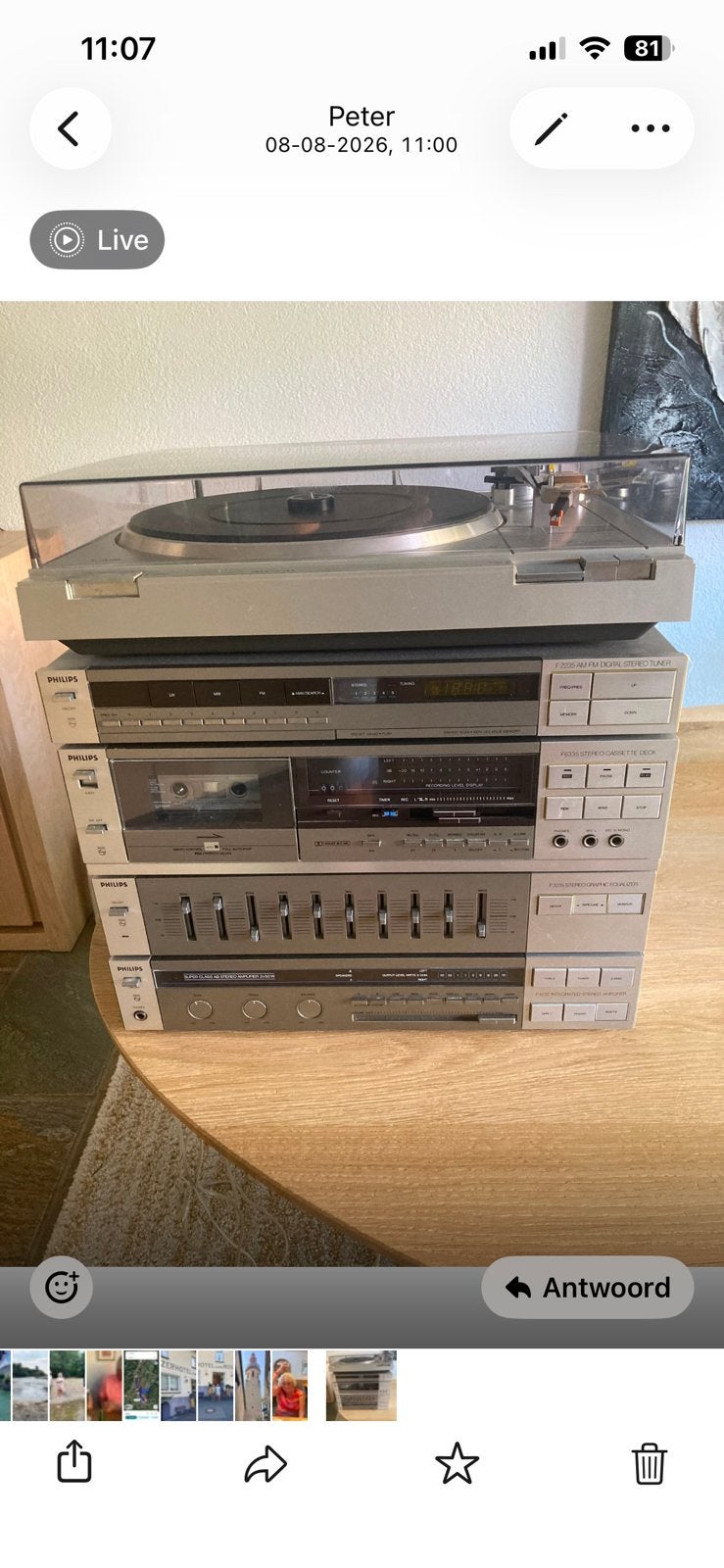 Stereo installatie, Ophalen, Zo goed als nieuw, Philips