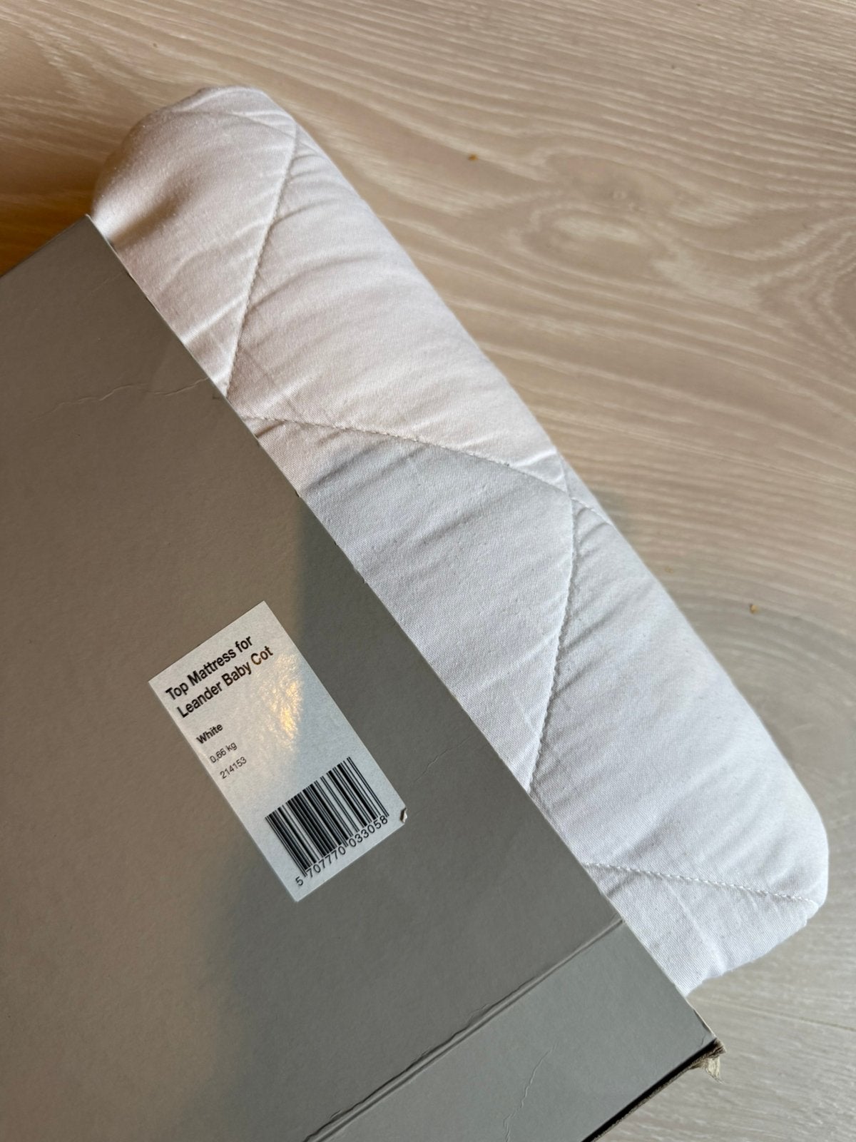 Topmatras leander baby bed, Ophalen of Verzenden, Zo goed als nieuw