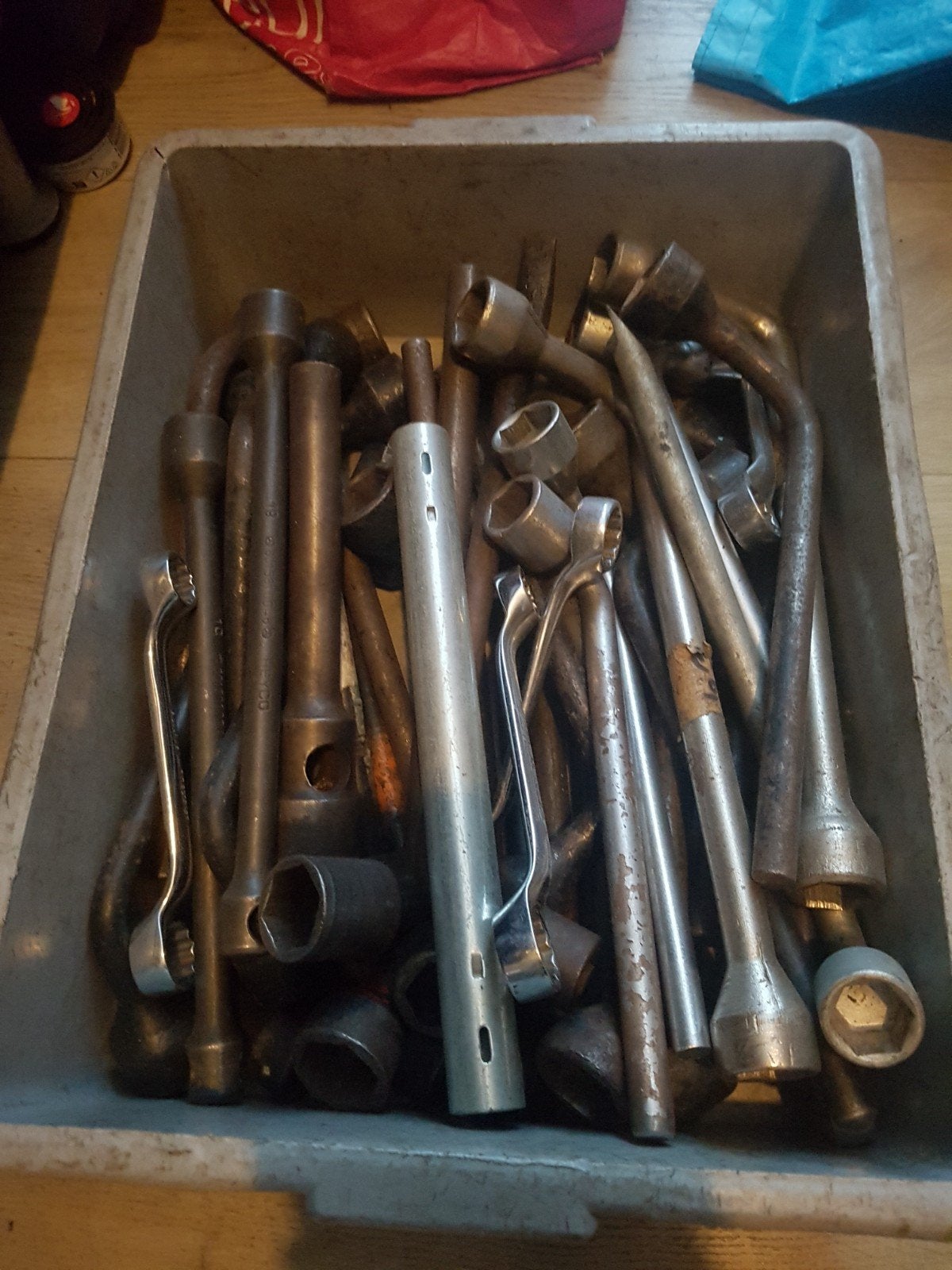 Set handgereedschap, metaal sleutels, Ophalen, 250 mm of meer