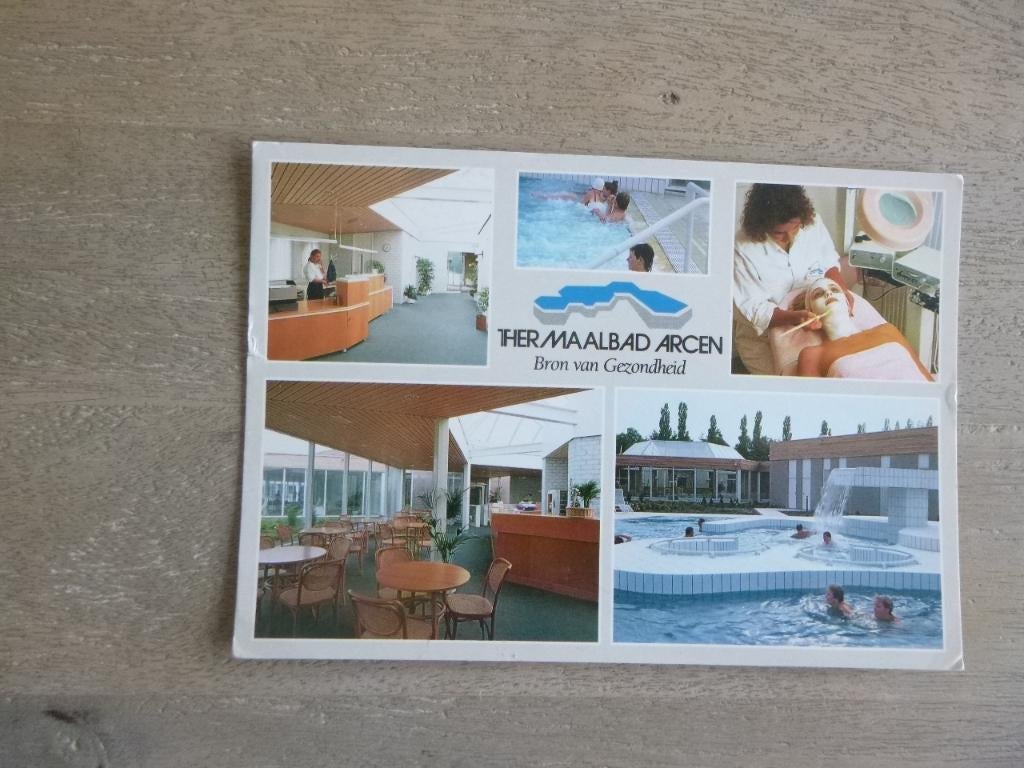 Arcen, Thermaalbad/interieur, Verzamelen, Ansichtkaarten | Nederland, Verzenden, 1980 tot heden, Gelopen, Noord-Brabant