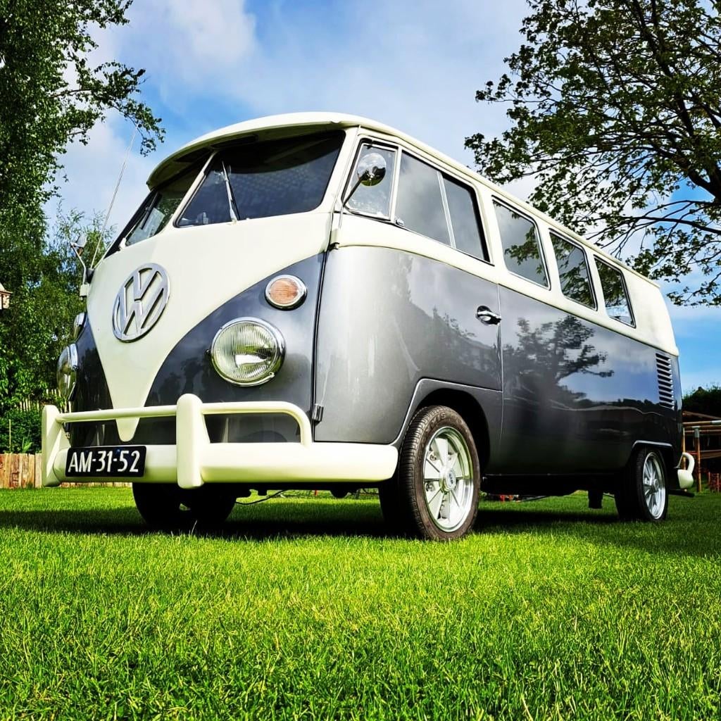 Volkswagen T1 1964 | Gerestaureerd | Origineel | Topstaat, Auto's, Overige modellen, Wit, Stationwagon, 1180 kg