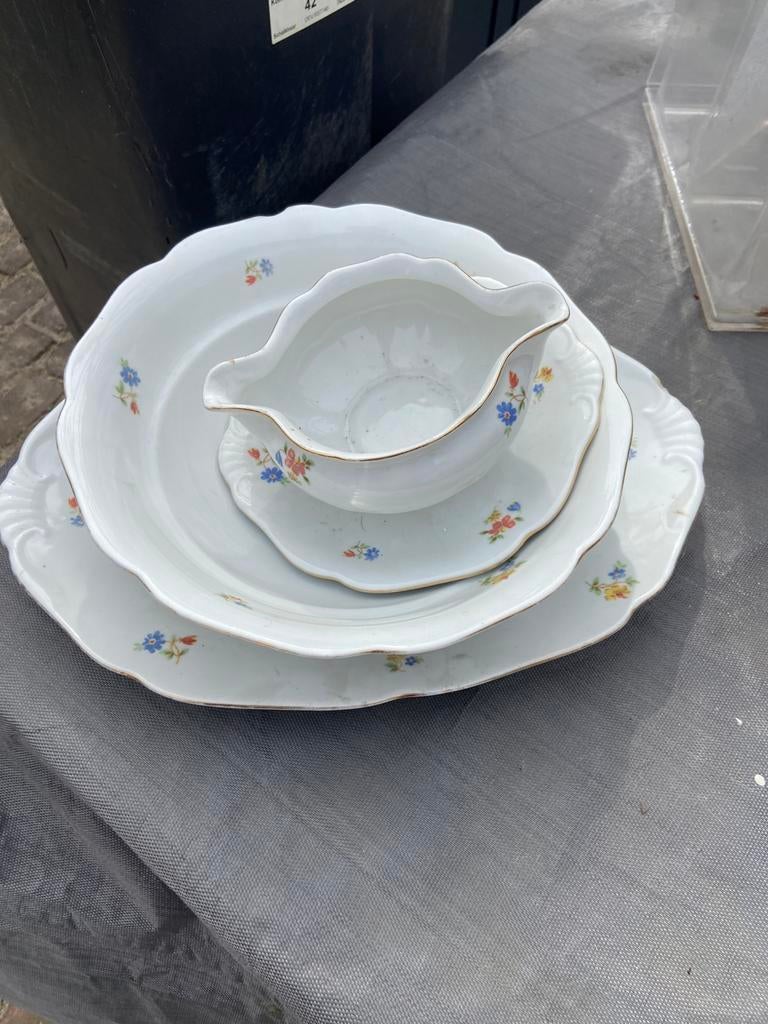 Leuke nette schalen met bloemetjes merk H&C, Ophalen of Verzenden