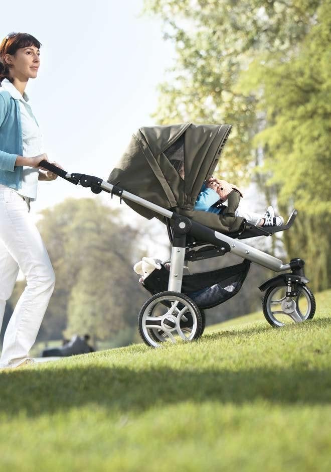 Teutonia Spirit S3 2010 kinderwagen met reiswieg, Ophalen, Gebruikt, Combiwagen, Met reiswieg