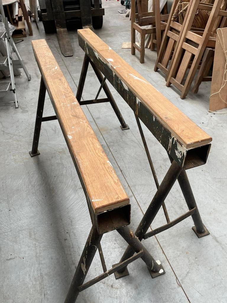 Stalen bokken, Ophalen, Gebruikt