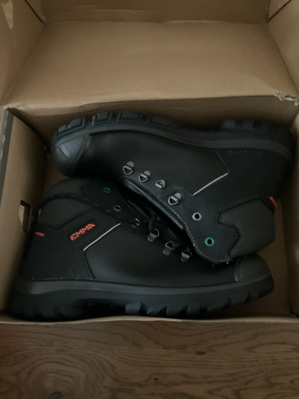 Nieuwe Emma Bryce veiligheidsschoenen, maat 45:, Zwart, Nieuw, Ophalen of Verzenden, Werkschoenen