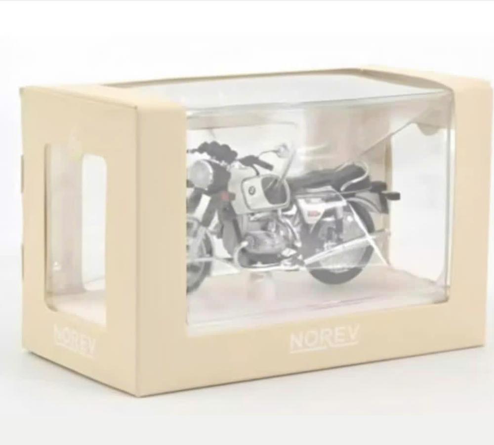BMW R90/6 1974 Wit schaal 1/18 Norev ref. 182036, Verzenden, Nieuw, Motor, Norev