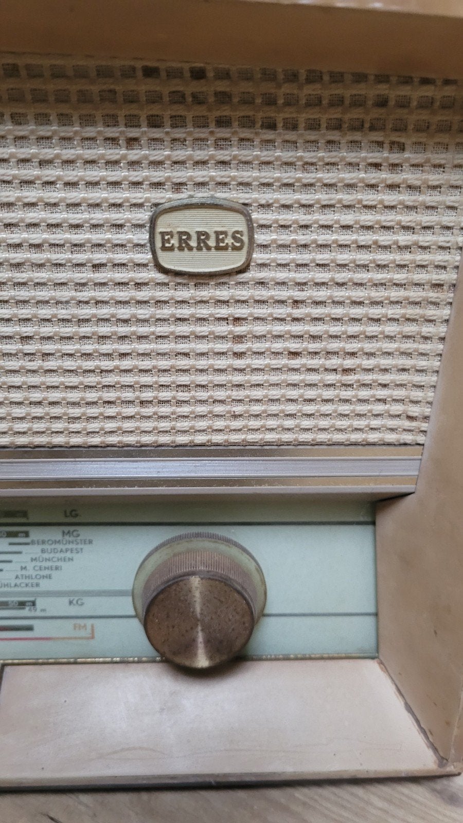 Vintage Erres radio - 60 jaar oud en werkt nog goed, Antiek en Kunst, Ophalen