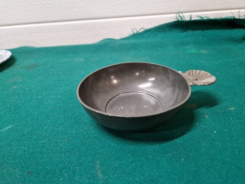 Tinnen asbak vintage, Antiek en Kunst, Antiek | Tin, Ophalen of Verzenden