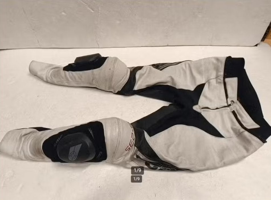 Grid rs 235 motorbroek leer maat 48, Motoren, Kleding | Motorkleding, Broek | leer, Ophalen of Verzenden, Tweedehands