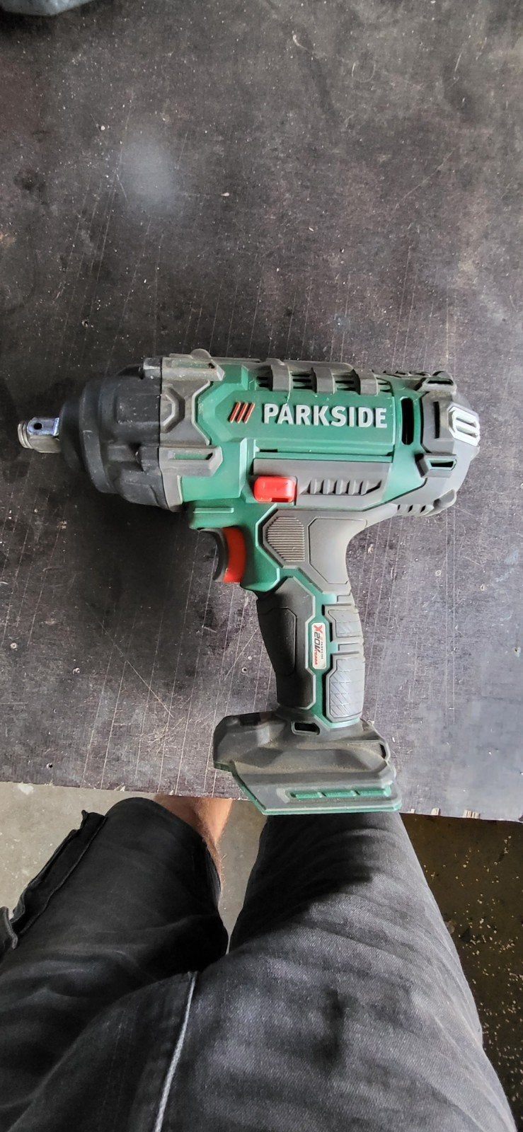 Parkside Slagmoersleutel 20V - Zonder accu, Ophalen, Zo goed als nieuw, Overige typen