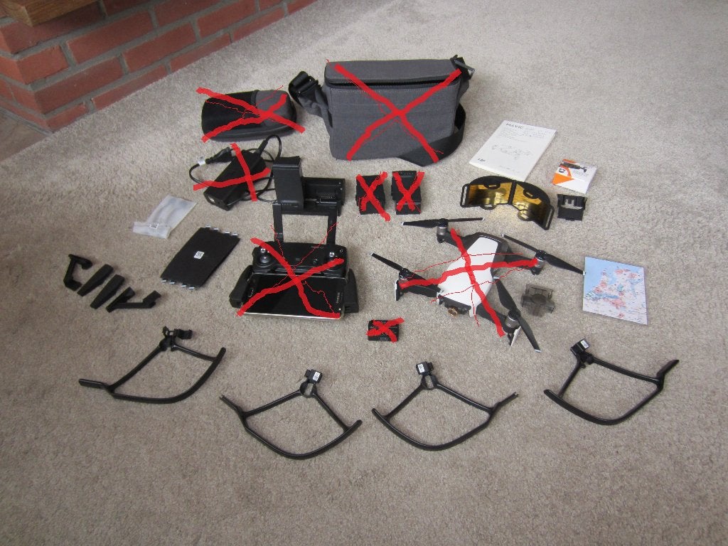 DJI onderdelen Mavic Air, Audio, Tv en Foto, 250 tot 900 gram, Cameradrone, Nieuw, DJI