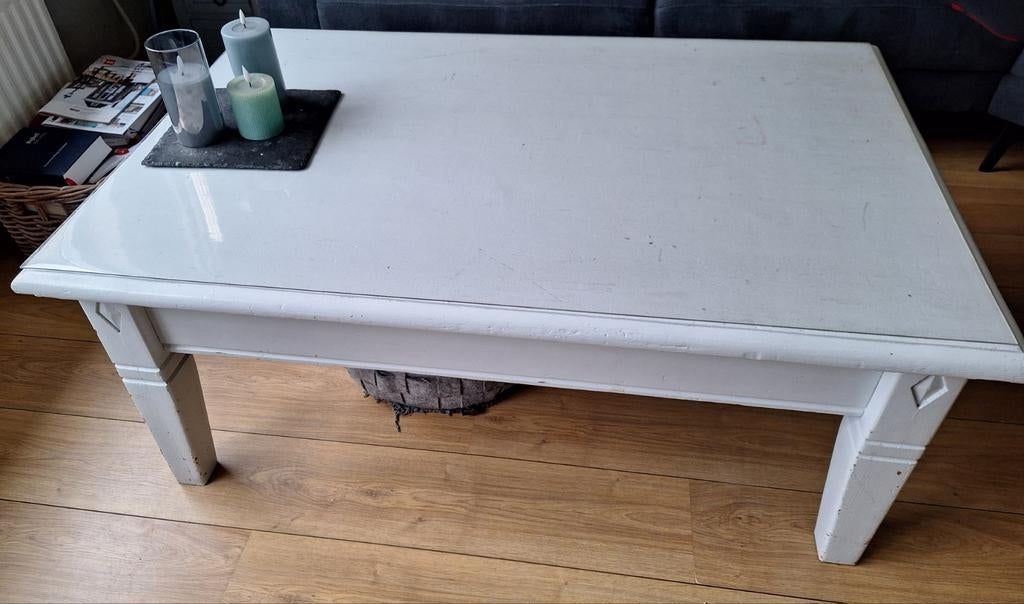 GRATIS salontafel. Van oorsprong oud grenen, Ophalen, Gebruikt, 100 tot 150 cm, 50 tot 100 cm