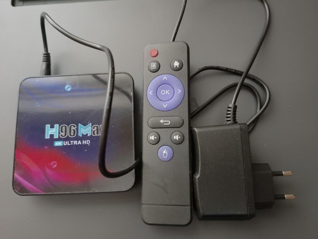 Android TV Box (H96 Max ) voor IPTV & Play Store, Ophalen of Verzenden, Gebruikt, HDMI, Zonder harde schijf