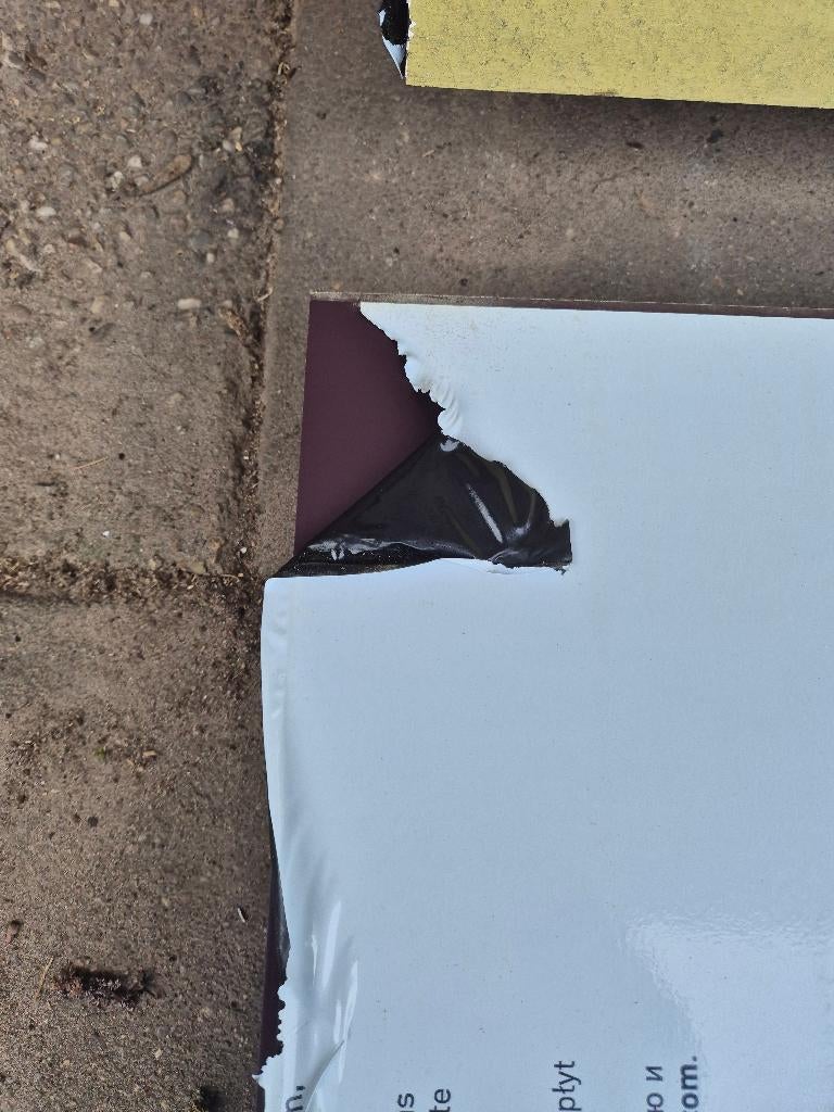 rockpanel wit antraciet en bruin-aubergine, Ophalen, Nieuw, Overige materialen