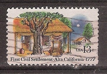USA, Alta California, 1977., Ophalen of Verzenden, Gestempeld, Noord-Amerika