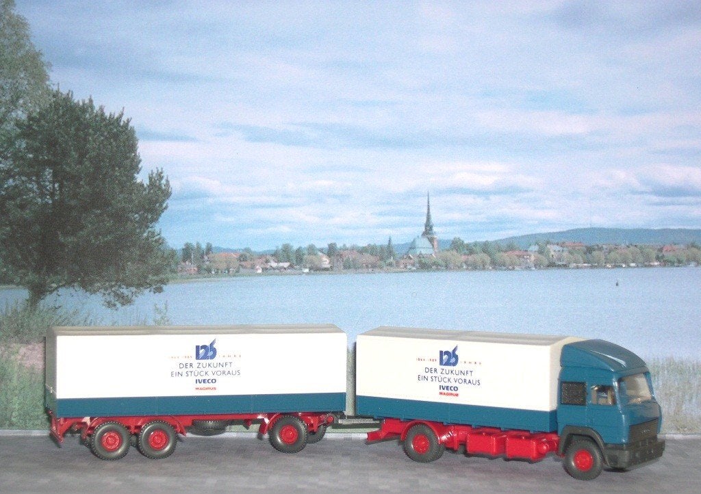 Iveco 27474 Wiking HO, Ophalen of Verzenden, Nieuw, Bus of Vrachtwagen, Wiking