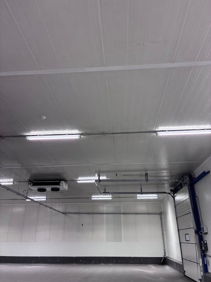 Recup sandwichpanelen +-5m x 1m x 8cm, Ophalen, Gebruikt, Overige materialen, 50 tot 100 mm