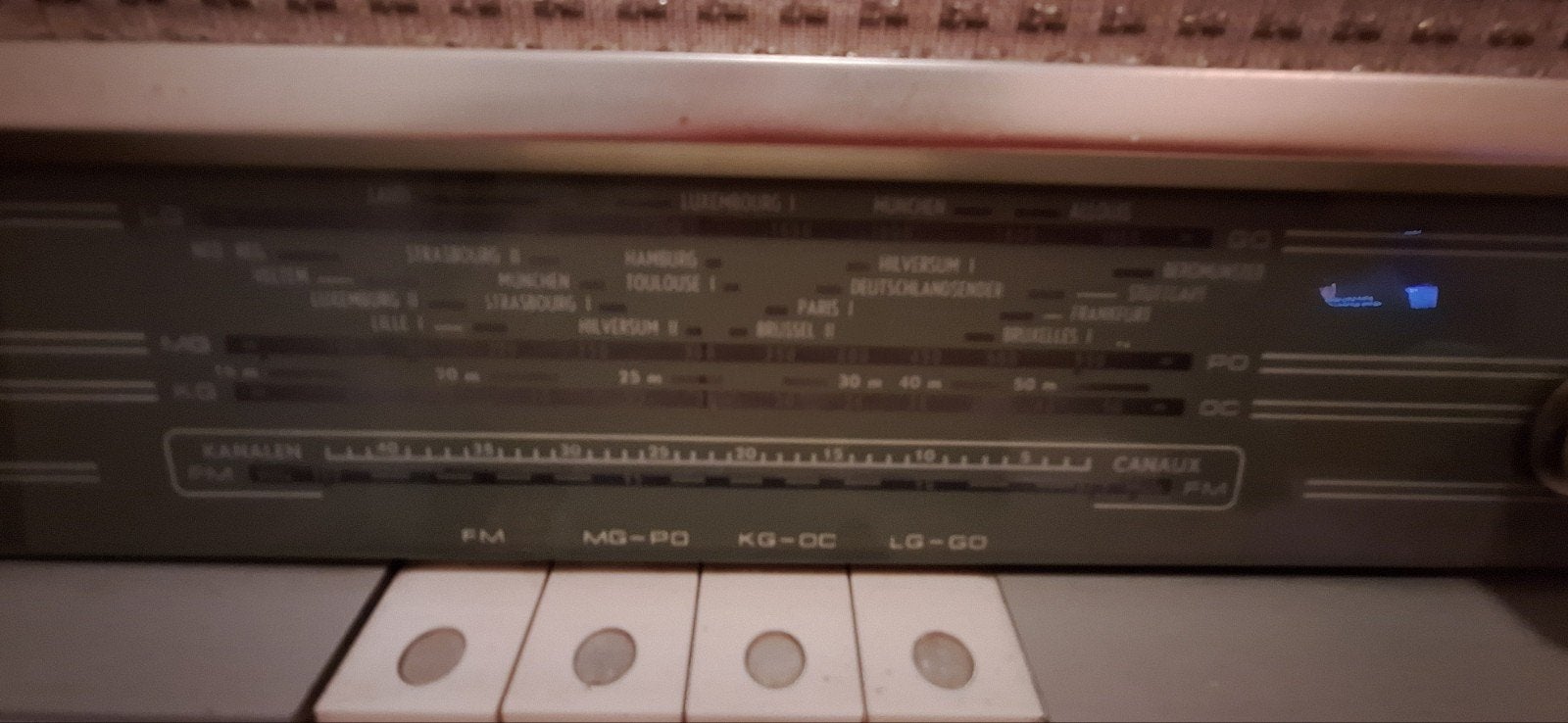 Vintage Philips B3X02A/01 buizenradio uit de jaren '60, Ophalen, Gebruikt, Radio