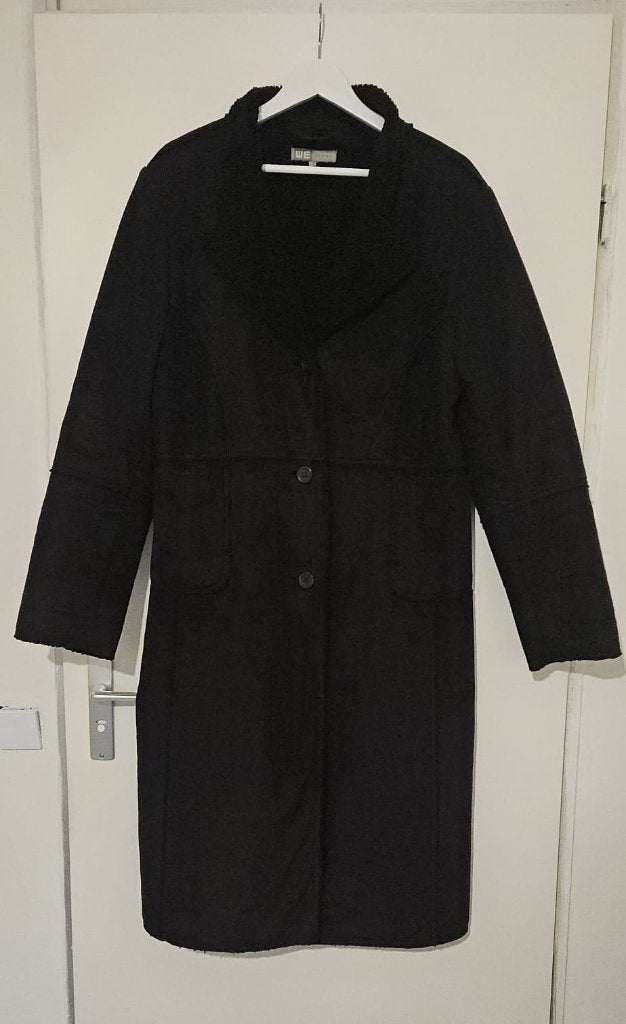 WE Fashion dames winterjas maat 42 zwart, WE, Zwart, Maat 42/44 (L), Ophalen of Verzenden