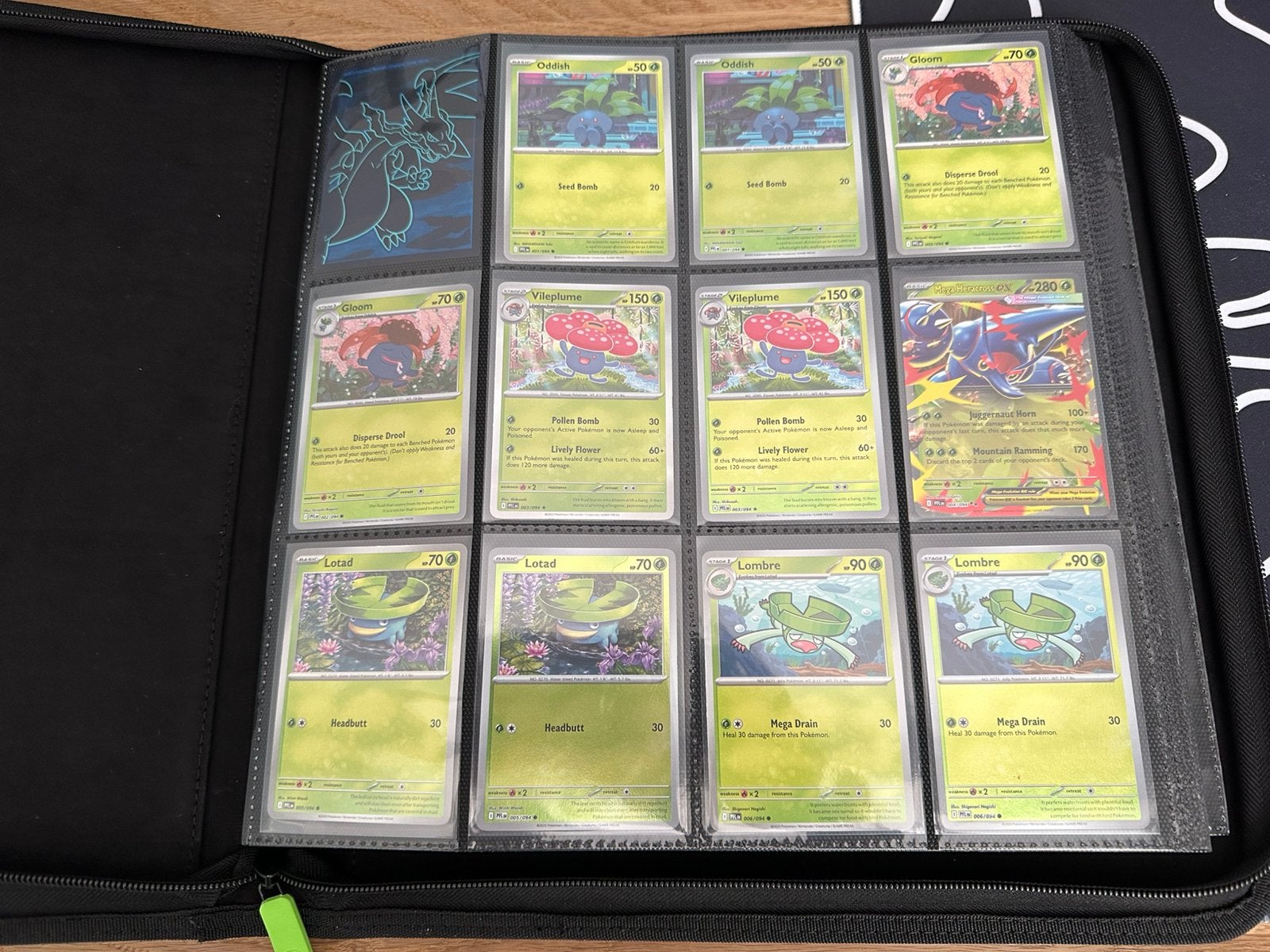 Phantasmal Flames complete base set 12-pocket VaultX binder, Ophalen of Verzenden, Zo goed als nieuw, Meerdere kaarten, Foil