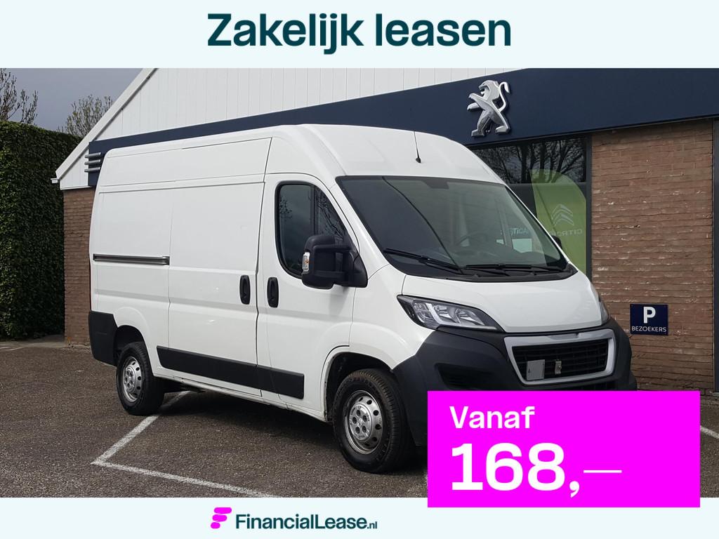 Peugeot Boxer GB 333 L2H2 BlueHDi 140PK TREKHAAK | Navigatie, Gebruikt, Euro 6, 4 cilinders, Wit