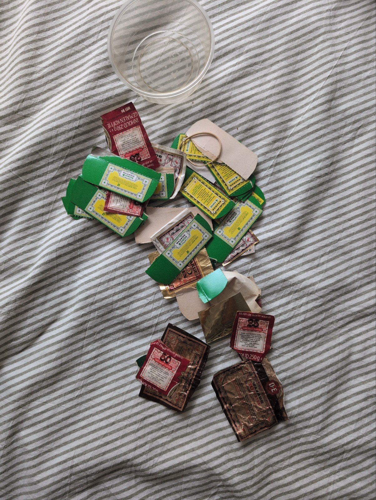 Antieke Douwe Egberts Waardepunten - Diverse Verpakkingen, Verzamelen, Ophalen of Verzenden, Gebruikt