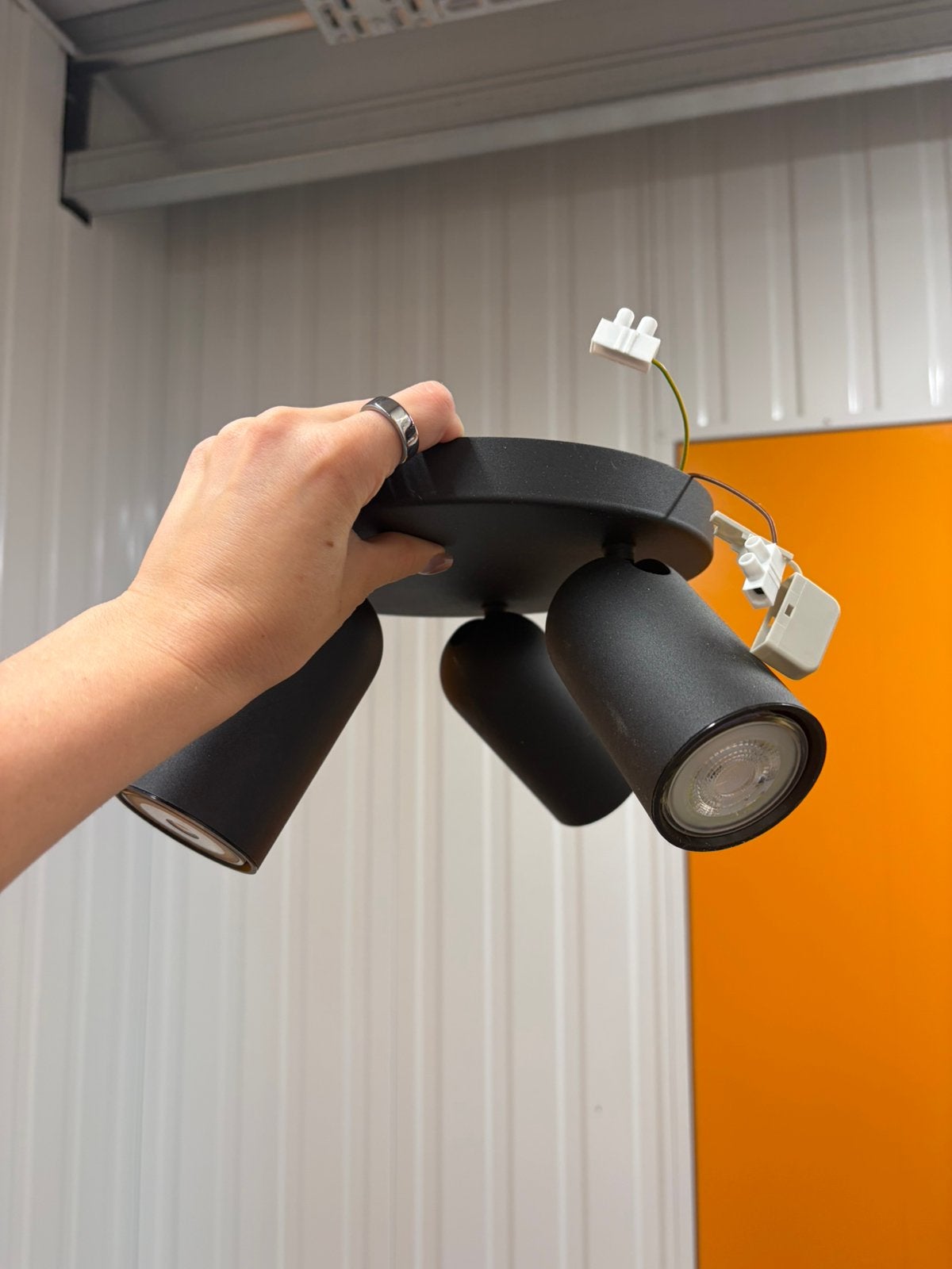 Philips Pongee black ceiling lamp, Ophalen of Verzenden, Zo goed als nieuw