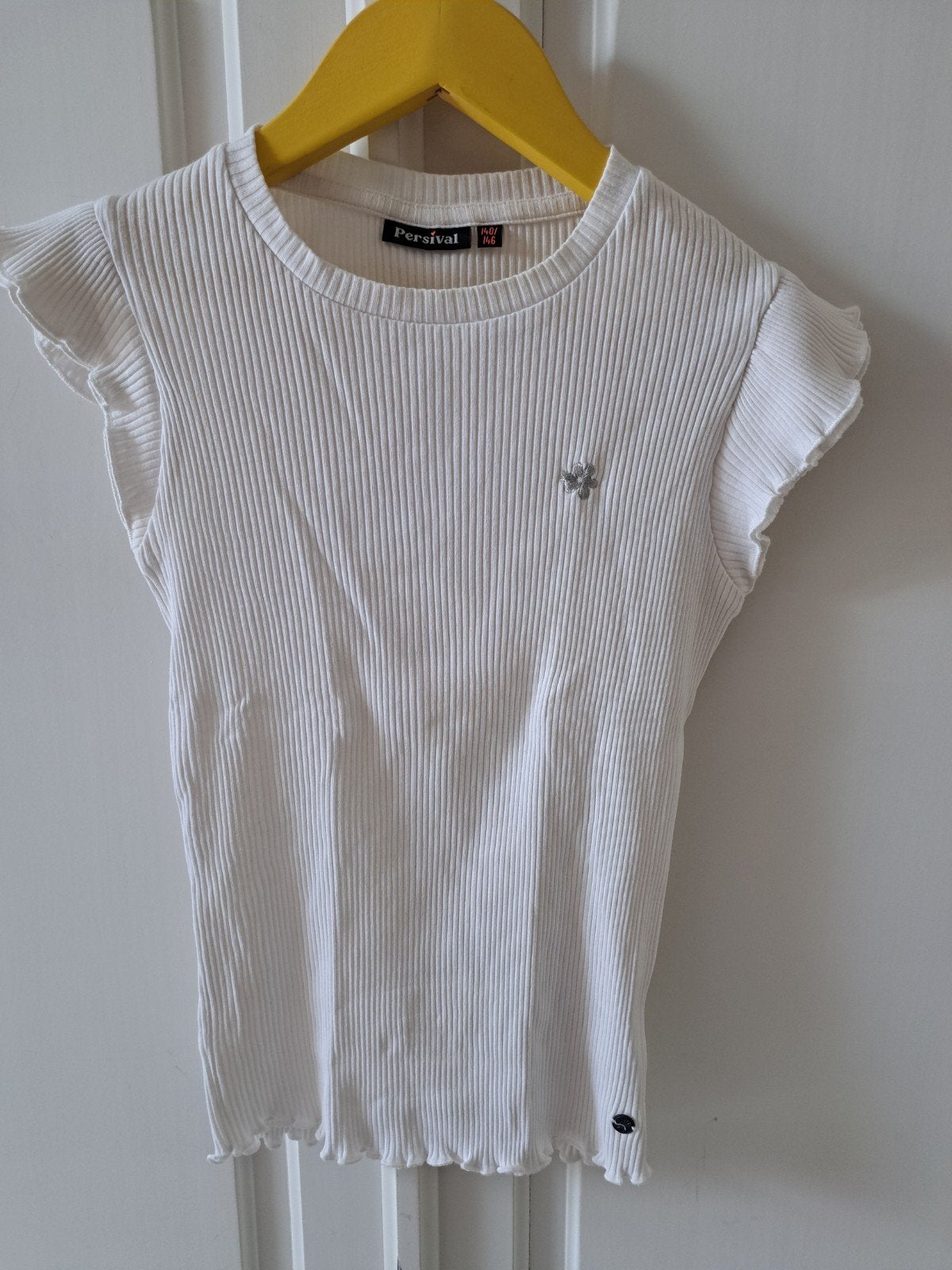 ribbel shirt (Persival) 140/146, Kinderen en Baby's, Kinderkleding | Maat 140, Persival, Meisje, Ophalen of Verzenden, Zo goed als nieuw