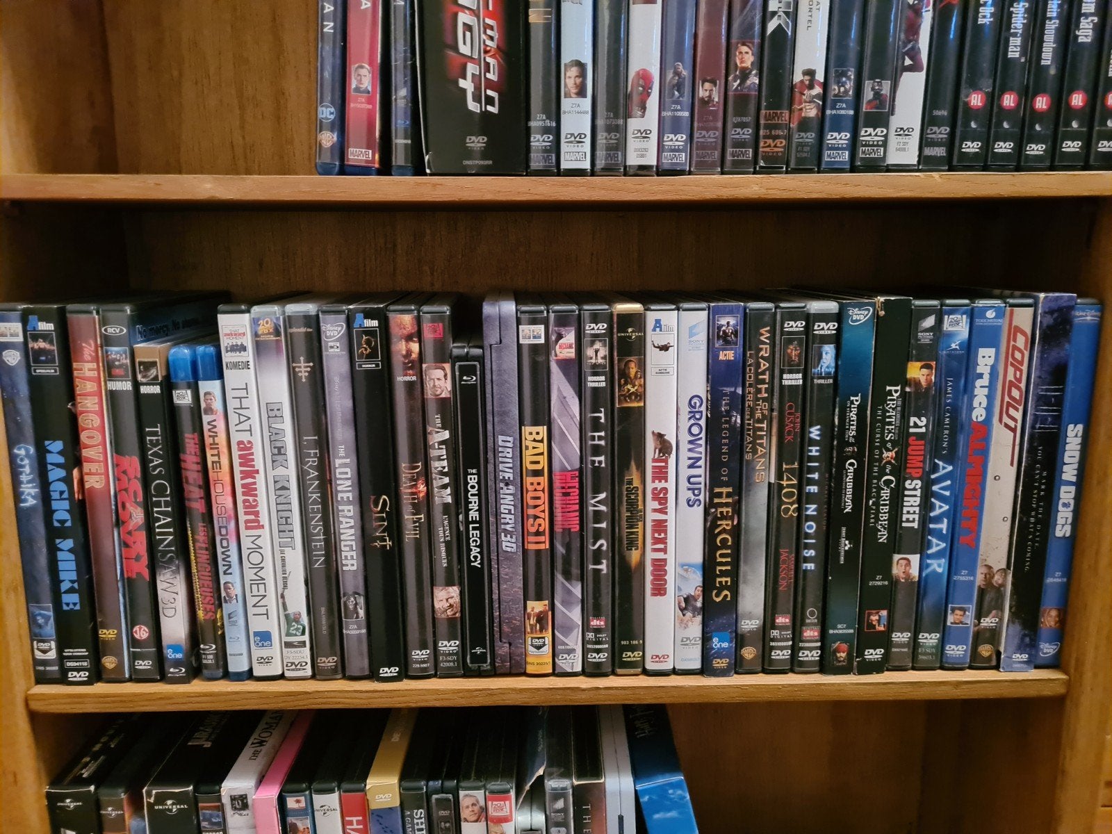 Grote collectie Blu-rays en dvd's: Actie, Horror, Fantasy, Cd's en Dvd's, Engels, Nederlands, Actiethriller, Ophalen of Verzenden