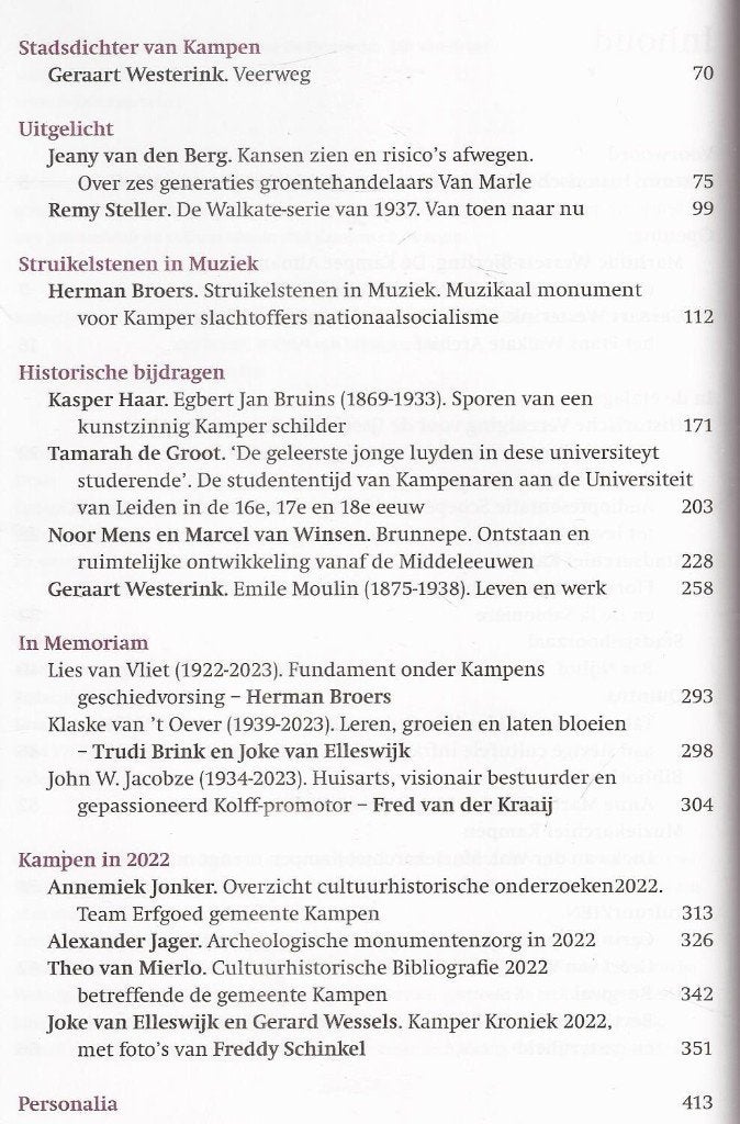 Kampen Kamper Almanak 2023, Ophalen of Verzenden, Nieuw, Diverse auteurs
