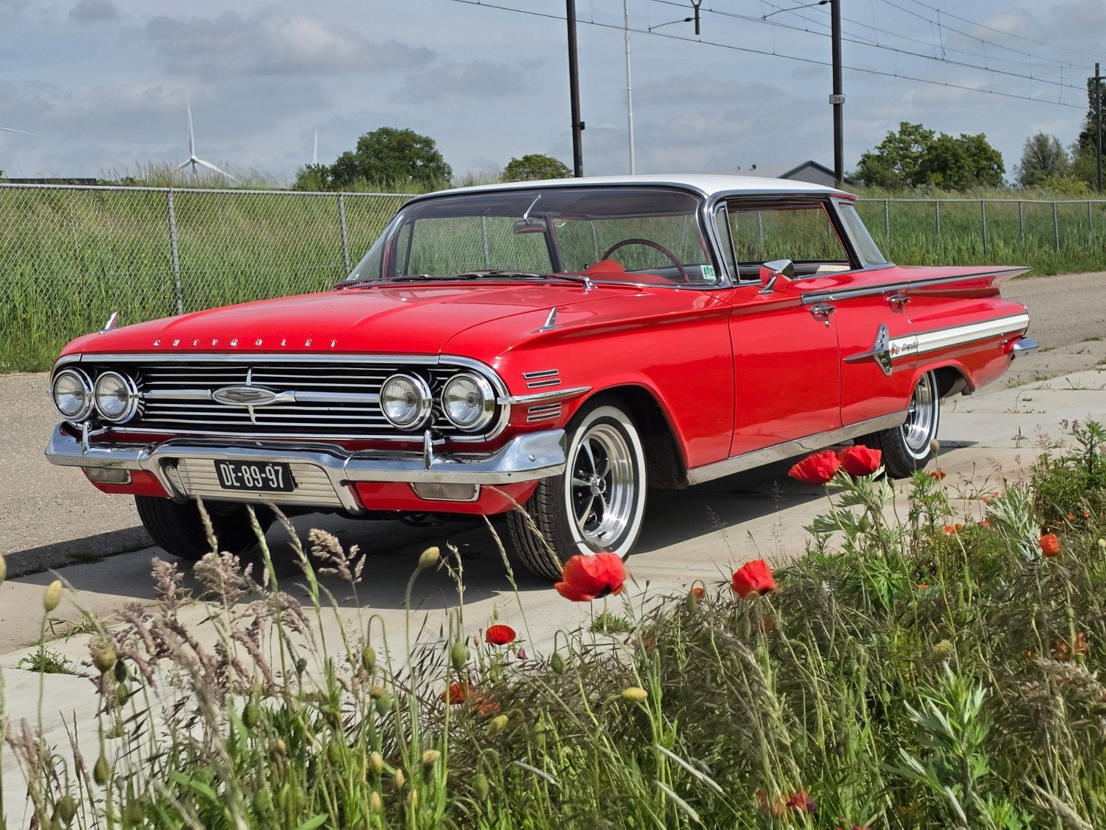 1960 Chevrolet Impala Flattop V8 AUT, Auto's, Automaat, Chevrolet, Bedrijf, Te koop
