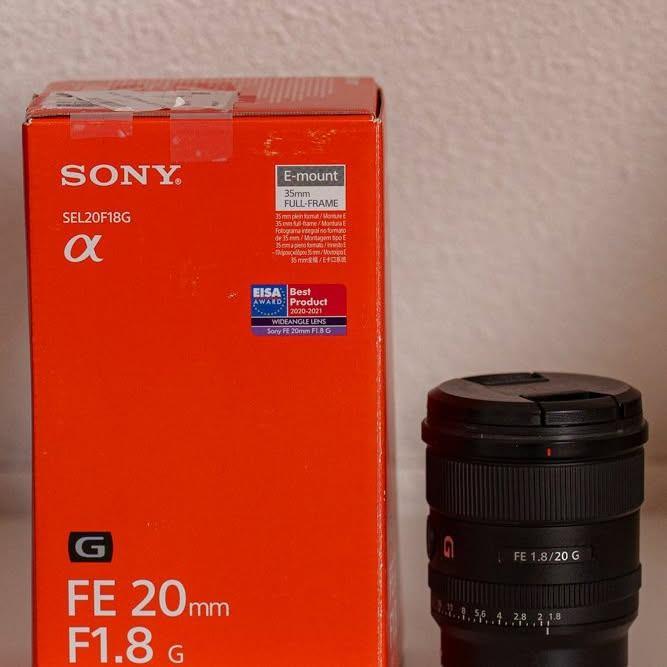 sony 20mm f 1.8 Full frame emount, Audio, Tv en Foto, Fotografie | Lenzen en Objectieven, Ophalen of Verzenden, Zo goed als nieuw