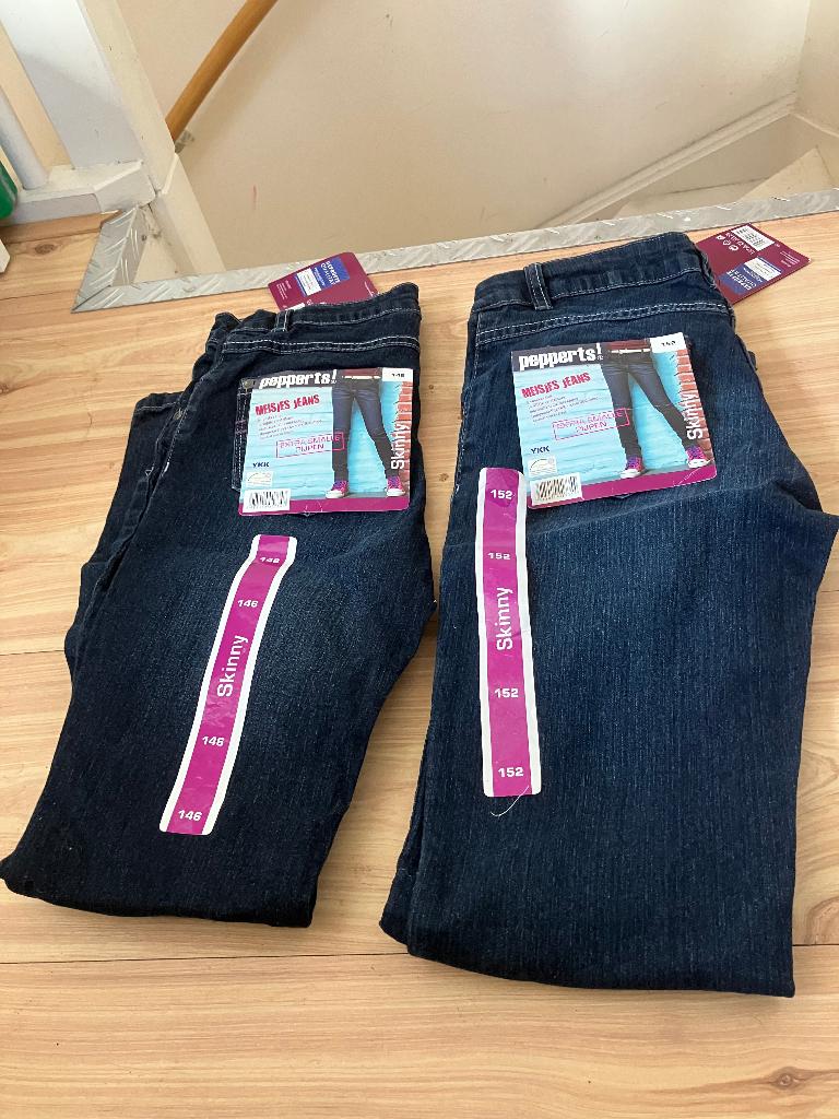 2 meisje jeans (nieuw) maat 146 en 152, Ophalen of Verzenden, Nieuw, Meisje, Broek