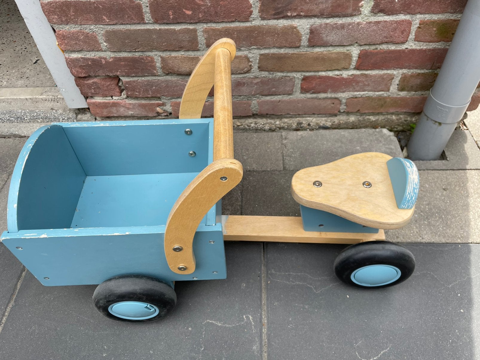 Bakfiets, Ophalen, Zo goed als nieuw, Loopfiets