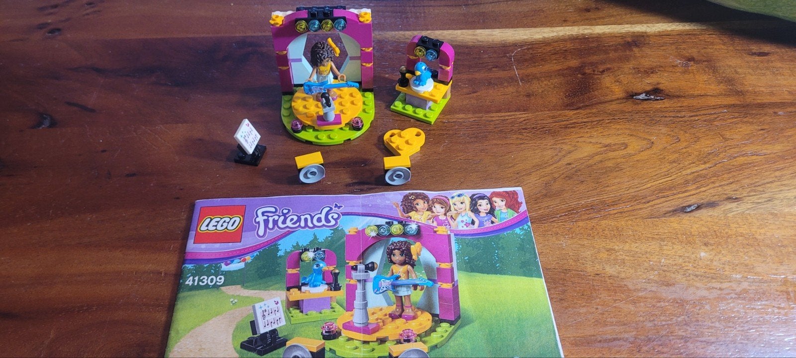 Lego Friends set 41309 compleet - Andrea's Muziekshow, Gebruikt, Lego, Compleet, Friends