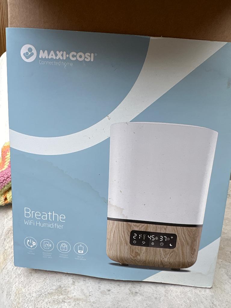 Humidifier maxi cosi, Witgoed en Apparatuur, Luchtbehandelingsapparatuur, Ophalen, Zo goed als nieuw, Luchtbevochtiger