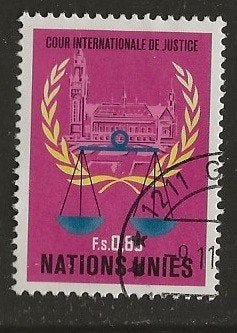 Verenigde Naties 3, gerechtshof, Verzenden, Gestempeld, Noord-Amerika
