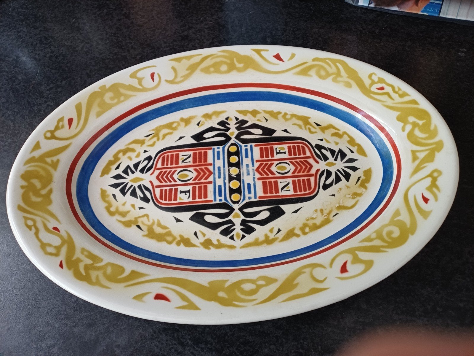Art Deco Calvijn NOF schaal ter ere van 40 jaar bestaan, Ophalen