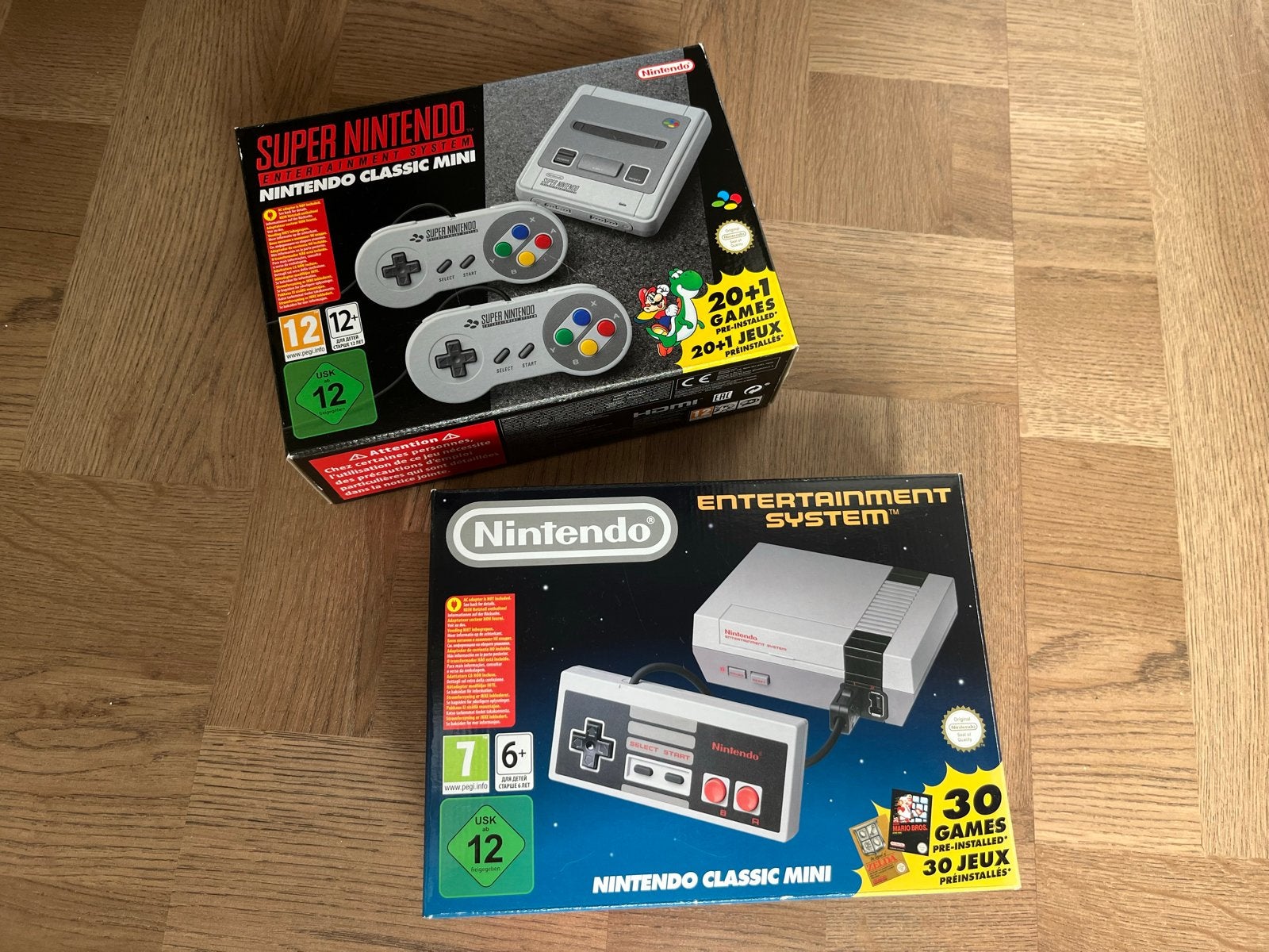 Nintendo Classic Mini NES & SNES - Nieuw in doos, Ophalen of Verzenden, Nieuw, Met 3 controllers of meer, Met games