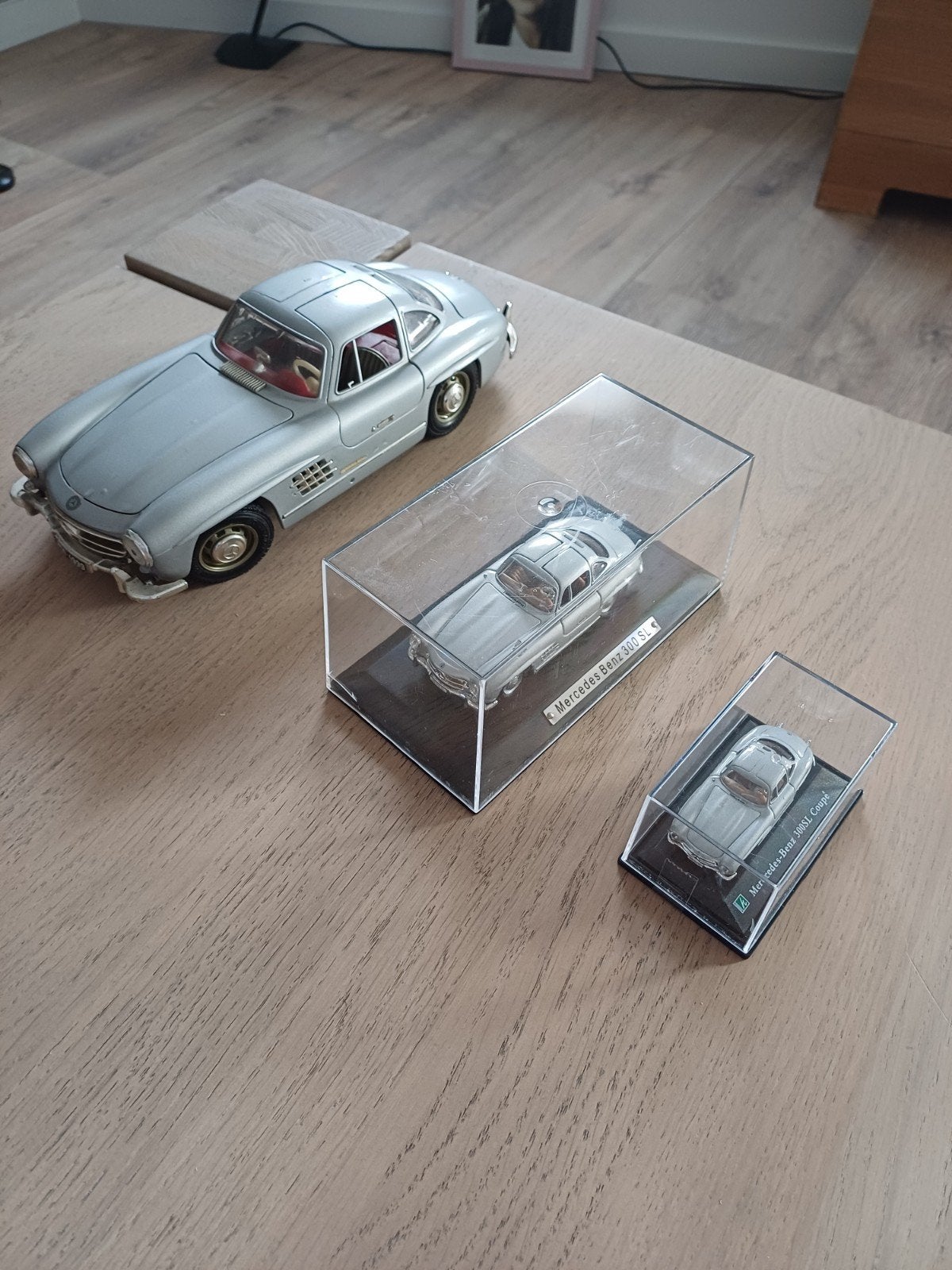 Mercedes-Benz 300 SL schaalmodel - Gedetailleerd, Ophalen of Verzenden, Zo goed als nieuw, Auto, Overige merken