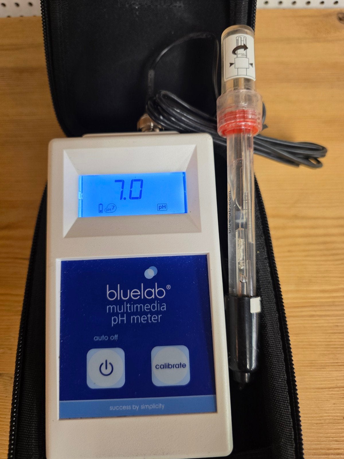 Bluelab Multimedia pH Meter – Compleet met sonde & opbergetu, Ophalen of Verzenden, Zo goed als nieuw