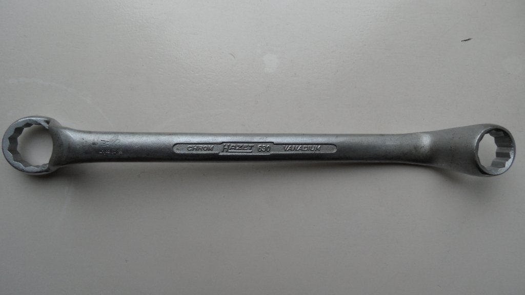 Hazet 630 1/2 W 9/16 BS 5/8 W 11/16 BS ringsleutel, Ophalen of Verzenden, Zo goed als nieuw